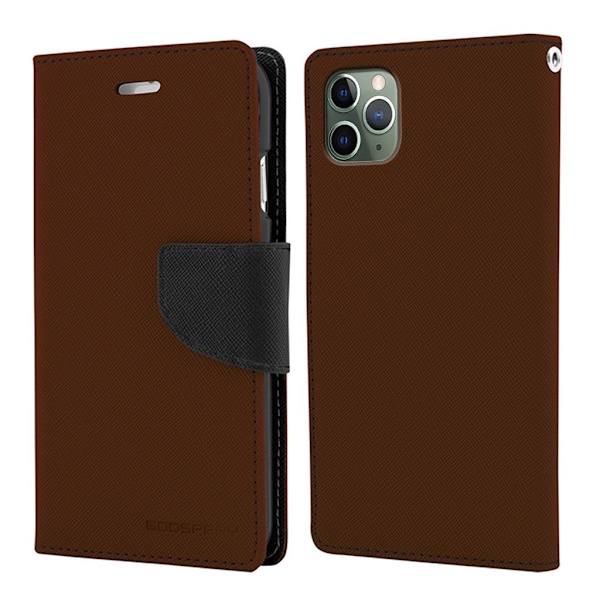MERCURY Fancy Diary - IPhone 11 Pro Max - Ruskea Brown