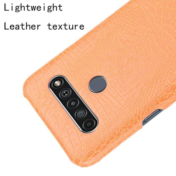 Croco Cover - LG K61 - Orange Orange