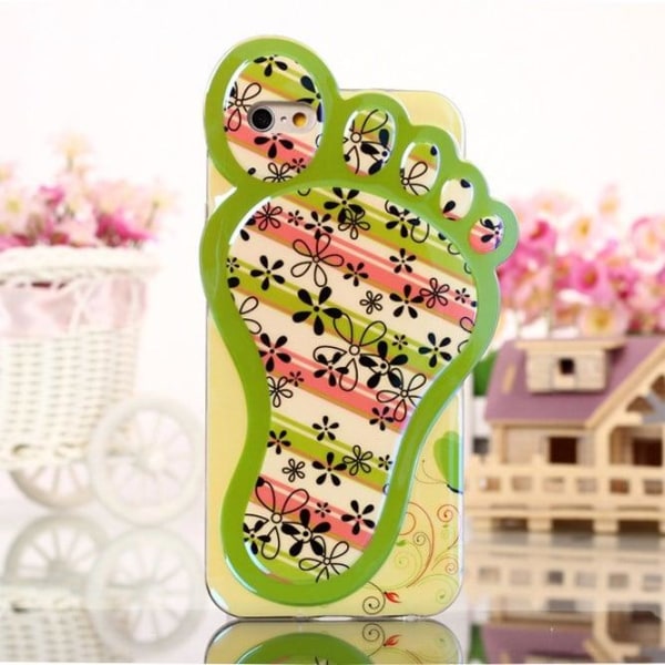 3D Foot (Kukat & Raidat) iPhone 6 Suojakuori Multicolor