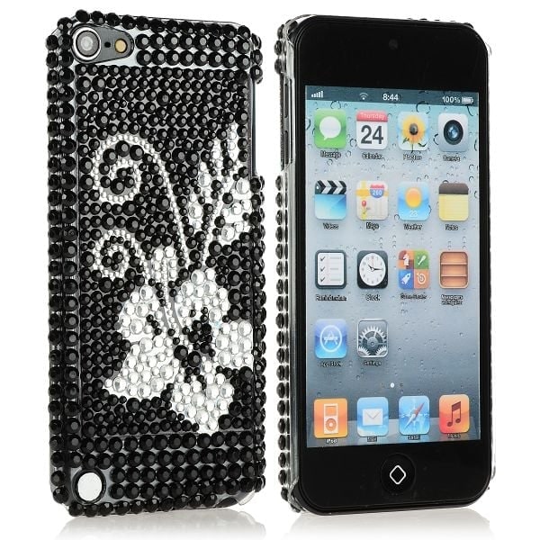BlingDeksel (Sølv Rose 2) iPod Touch 5 Bling Deksel Multicolor