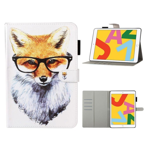 iPad 10.2 (2019) / Air (2019) cool pattern leather flip case - D Multicolor