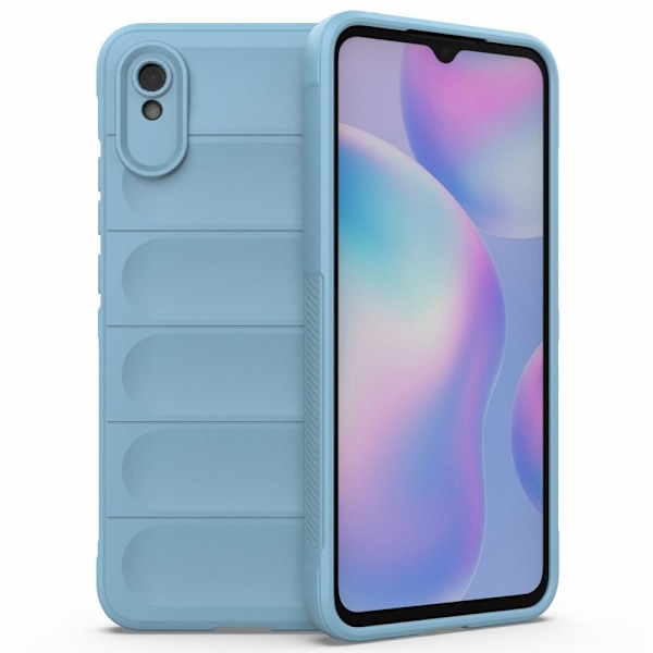 Blødt grebsformet cover til Xiaomi Redmi 9A - Blå Blue