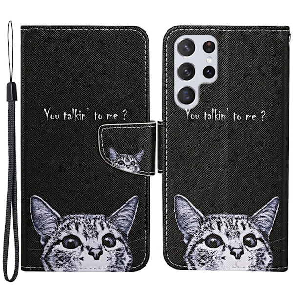 Wonderland Samsung Galaxy S22 Ultra fodral -Svart Svart