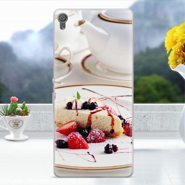 Sony Xperia XA eleganttinen suojakuori - Hedelmäkakku Multicolor