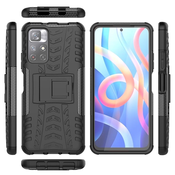 Offroad Suojakotelo Xiaomi Redmi Note 11 / Poco M4 Pro 5g - Musta Black