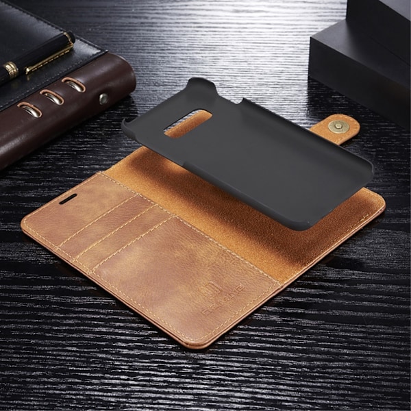 DG.Ming 2-i-1 Samsung Galaxy S10e fodral - Brun Brun