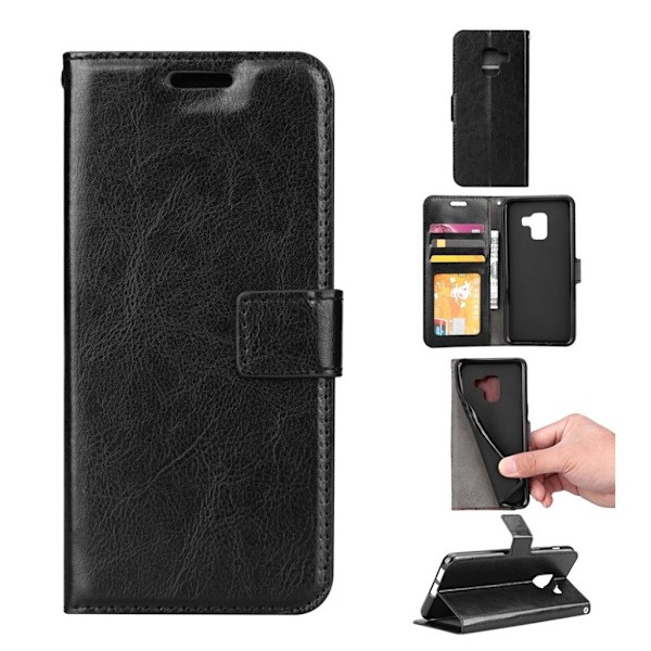 BTRCASE Samsung Galaxy A8 (2018) moderni suojakotelo - Musta Black