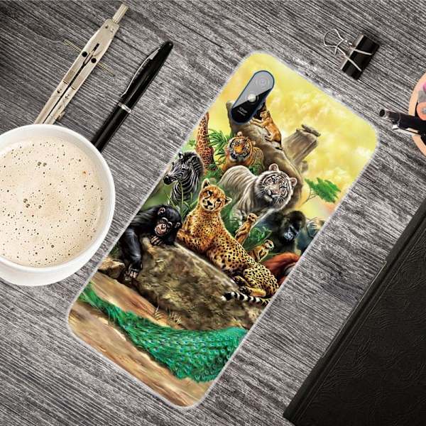 Deco Xiaomi Redmi 9A skal - Djur Gul