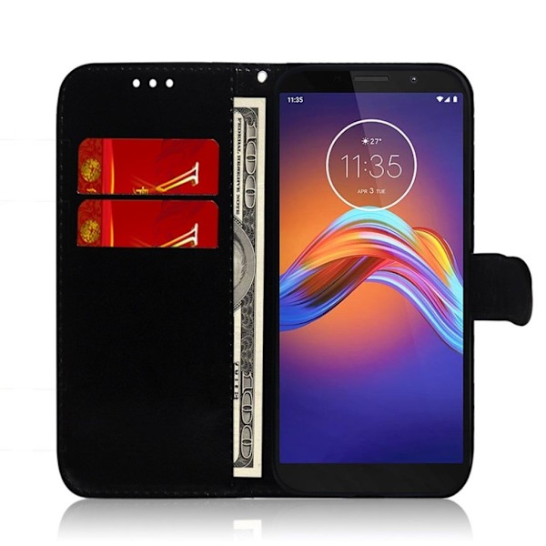 Mirror Motorola Moto E6 Play fodral - Silver/Grå Silvergrå