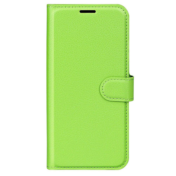 Klassisk Xiaomi Redmi Note 12 Pro Flip Etui - Grøn Green