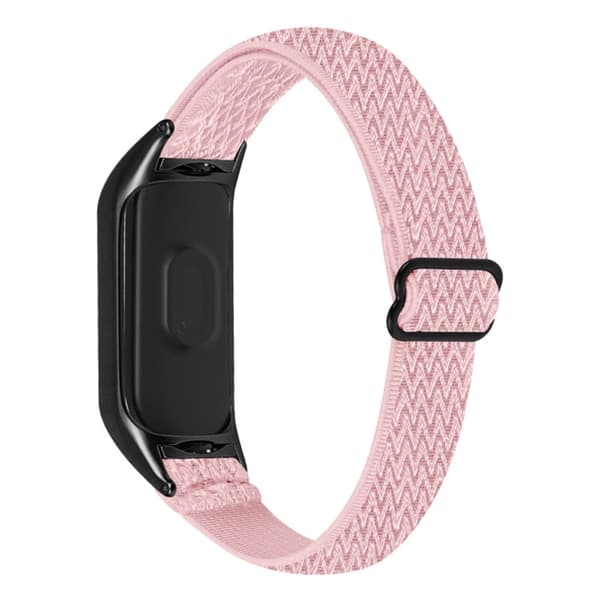 Xiaomi Mi Band 7 elastinen nailon kellonhihna - Pinkki Pink