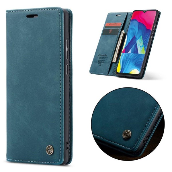 CaseMe Samsung Galaxy M10 Vintage kotelot - Sininen Blue