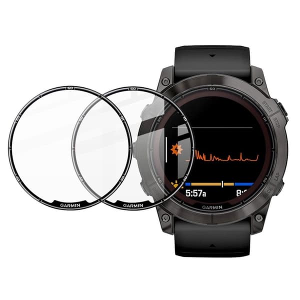 2Pcs Garmin Fenix 7S Pro clear screen protector Transparent