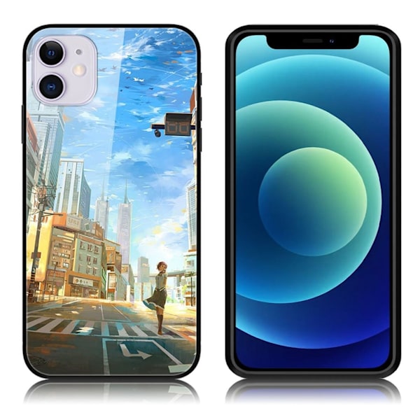 Fantasy iPhone 12 Mini Deksel - Tokyo Multicolor
