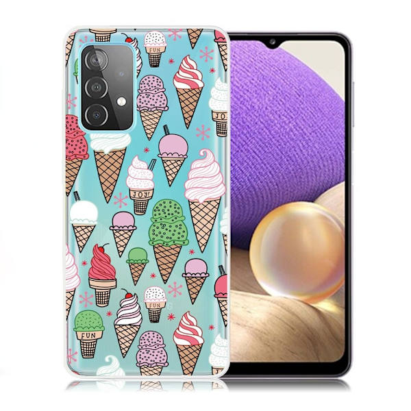 Deco Samsung Galaxy A32 5G Etui - Little Ice Cream Multicolor