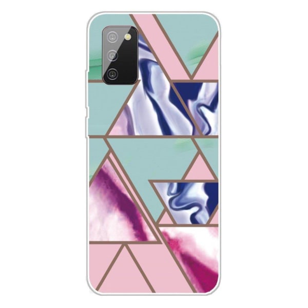 Marble design Samsung Galaxy A02s (166mm) kotelot - Kolmio Blitz Kuvio Multicolor