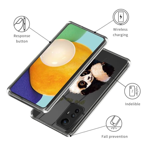 Deco Xiaomi Redmi Note 12S skal - Panda Vit
