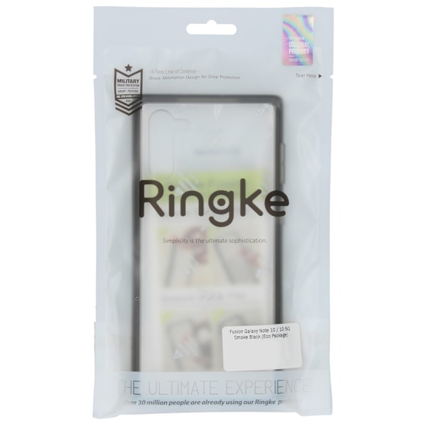Ringke FUSION Samsung Galaxy Note 10 - Røg Sort Black