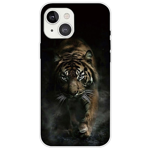 Deco iPhone 14 Plus kotelot - Tiikeri Black