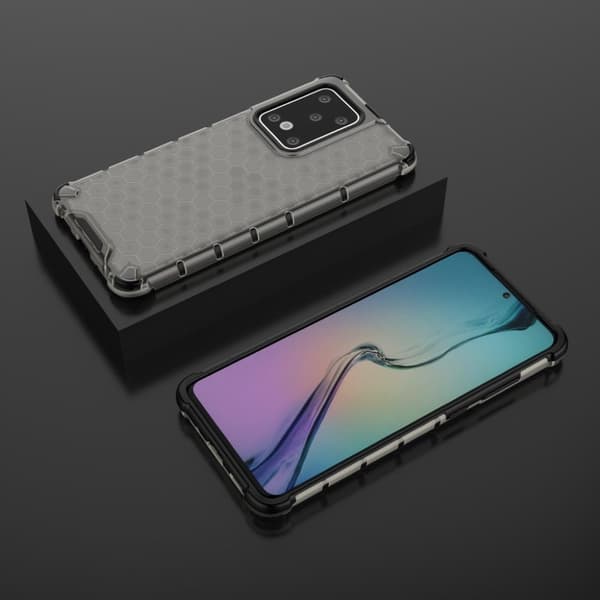 Bofink Honeycomb Samsung Galaxy S20 Ultra deksel - Svart Black