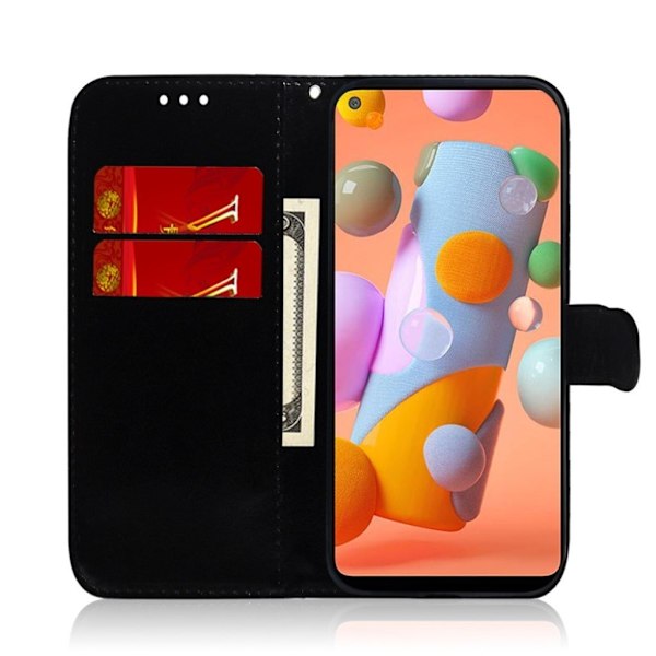 Mirror Samsung Galaxy A11 flip etui - Sort Black