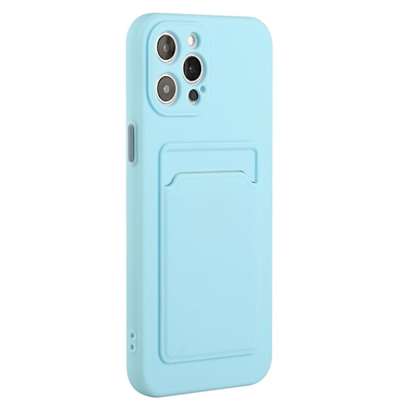Deksel til kortholder for iPhone 14 Pro Max - Himmelblå Blue