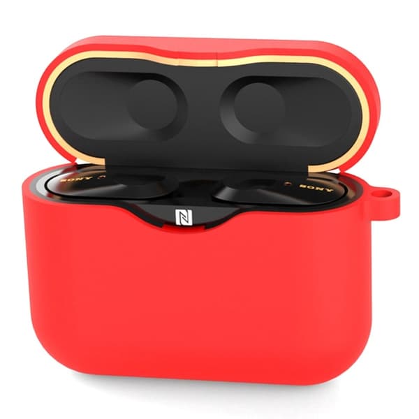 Sony WF-1000XM3 silikoni suojakotelo - Punainen Red