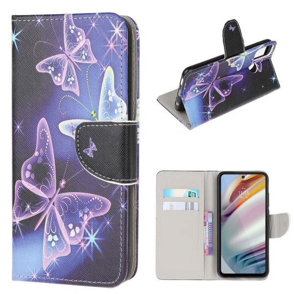 Wonderland Motorola Moto G40 Fusion / Motorola Moto G60 fodral - Lila