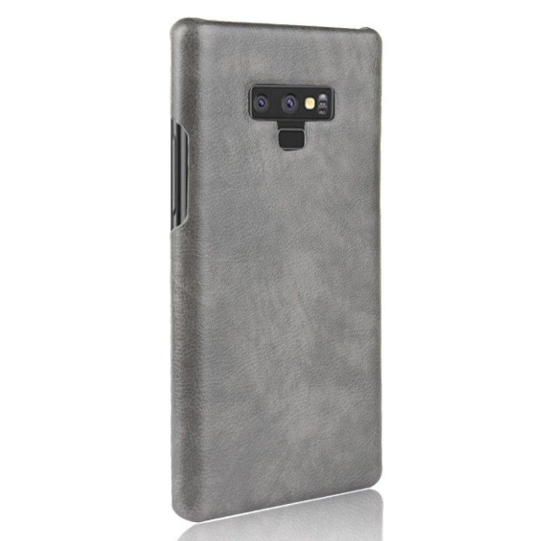 Samsung Galaxy Note9 Liitsihedelmän Jyvä Pintainen Kova Muovi Takasuoja Kuori - Harmaa Silver grey