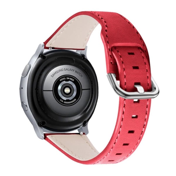 LG Watch Sport -kellon nahkaranneke - Punainen Red