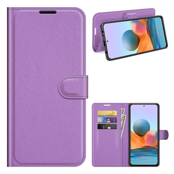 Classic Xiaomi Redmi Note 10 Pro fodral - Lila Lila