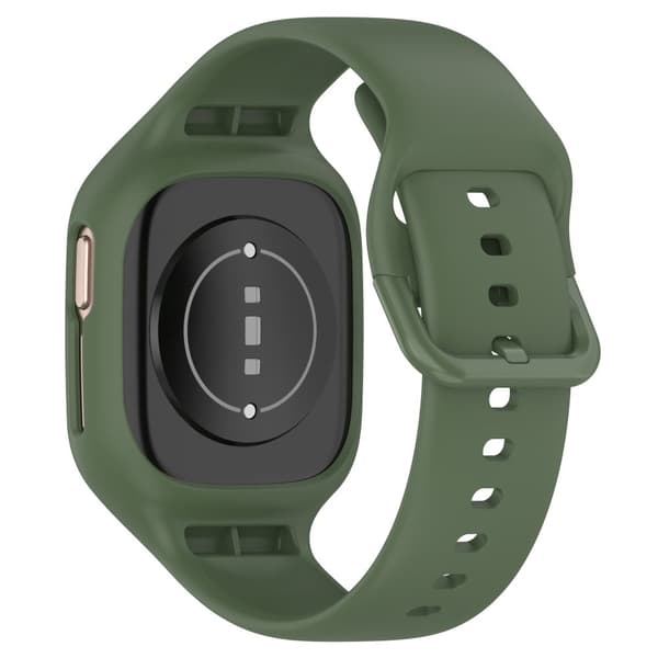Honor Watch 4 silikonrem med integrert deksel - Mørkegrønn Green