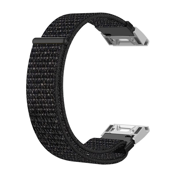 Garmin Fenix 5S velcro nylon - sort Black