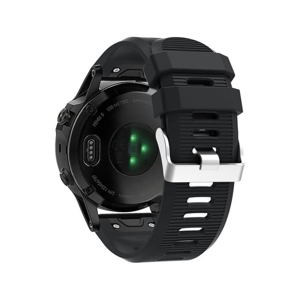 Garmin Fenix 5X Plus silikoninen ranneke - Punainen Red