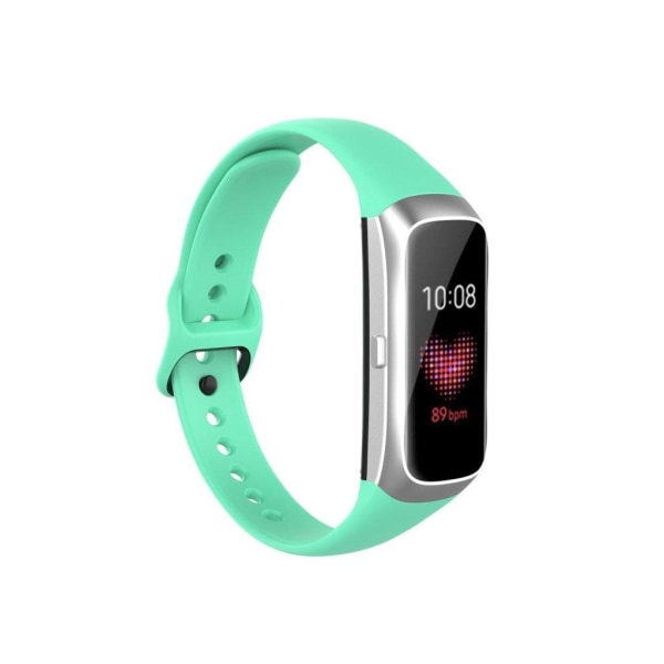 Samsung Galaxy Fit yksinkertainen silikoninen kellonauha - Vihreä Green