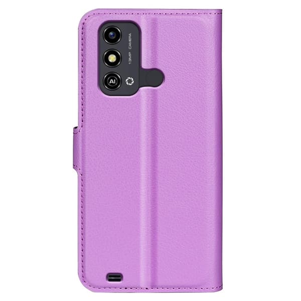 Klassisk ZTE Blade A53 Flip Etui - Lilla Purple