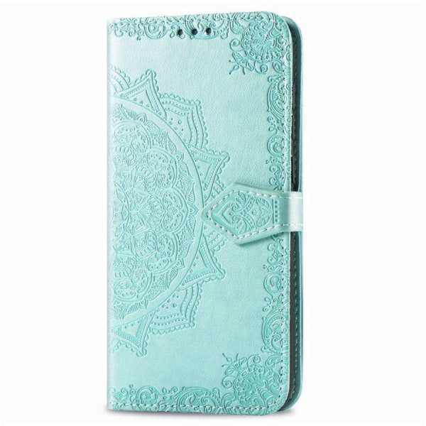 Mandala Xiaomi Mi 10 Flip etui - Cyan Green