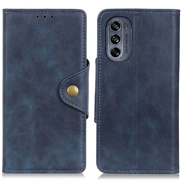 Alpha Motorola Moto G62 5g Flip Etui - Blå Blue