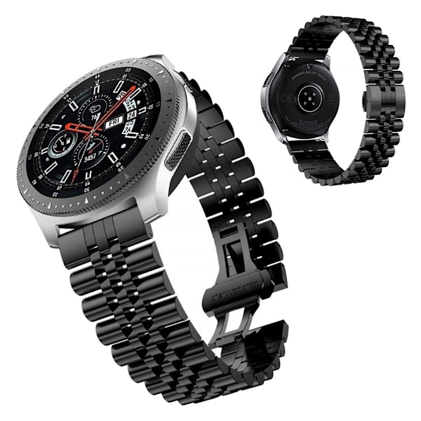 Huawei Watch GT 2 Pro urrem i rustfrit stål - Sort Black
