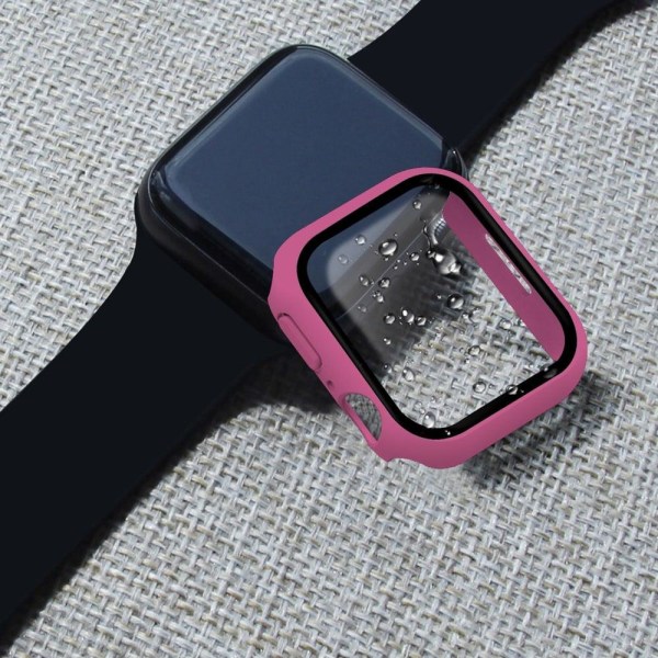 Apple Watch (41mm) 2-in-1 suojakotelo + 9H karkaistu lasi - Ruusu Pink