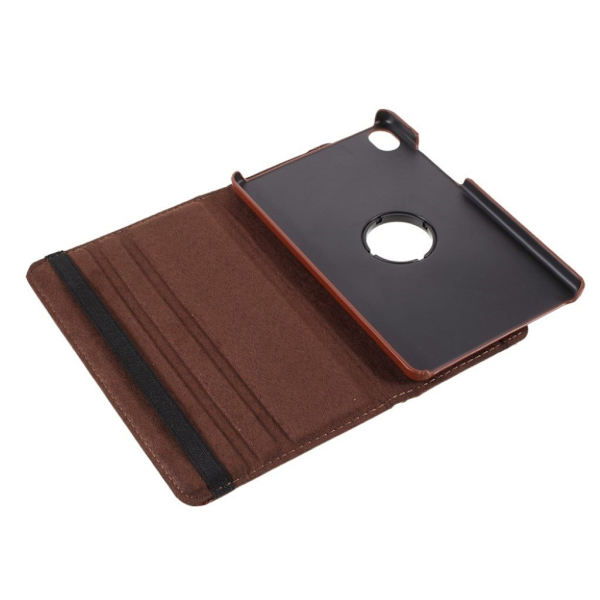 Lenovo Tab M8 360 roterbart læderetui - Brun Brown