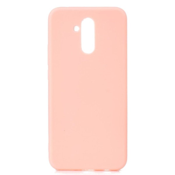 Huawei Mate 20 Lite beskyttelsesetui i silikone med mat overfald Pink