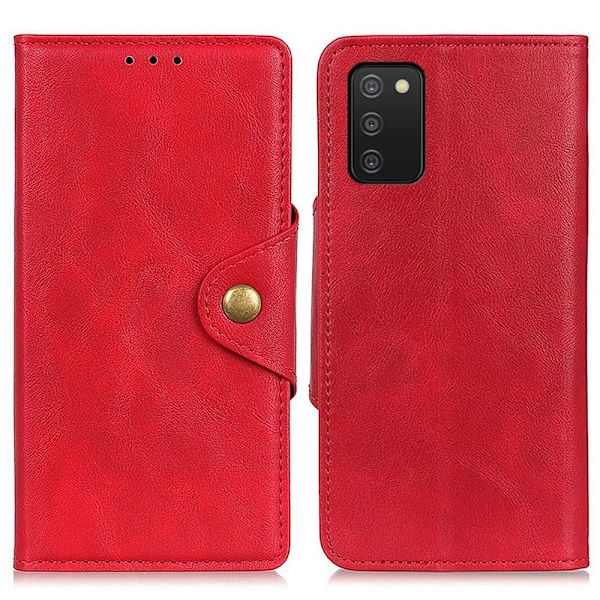 Alpha Samsung Galaxy A03s Flippetui - Rød Red