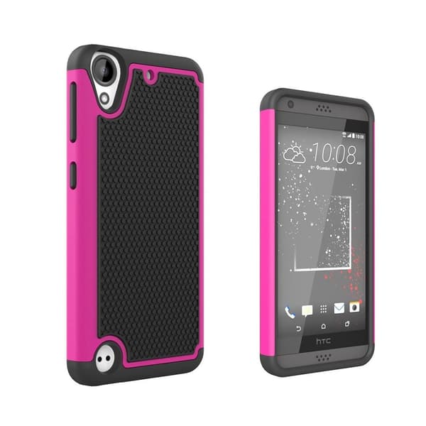 Hårderåde HTC Desire 530 deksel - Varm rosa Pink