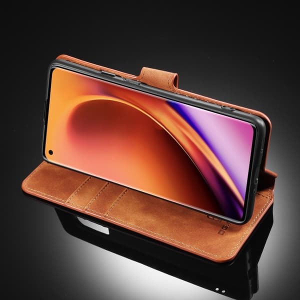 DG.MING OnePlus 8 Pro retroetui - Brun Brown