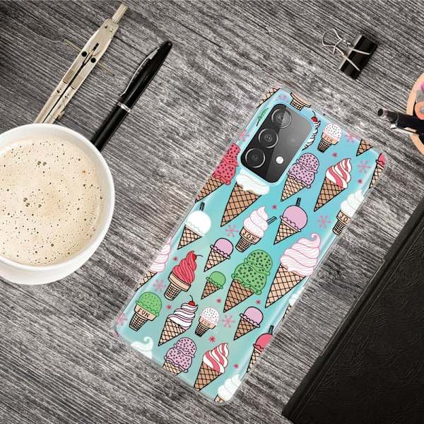 Deco Samsung Galaxy A53 5G Etui - Fun Ice Cream Multicolor