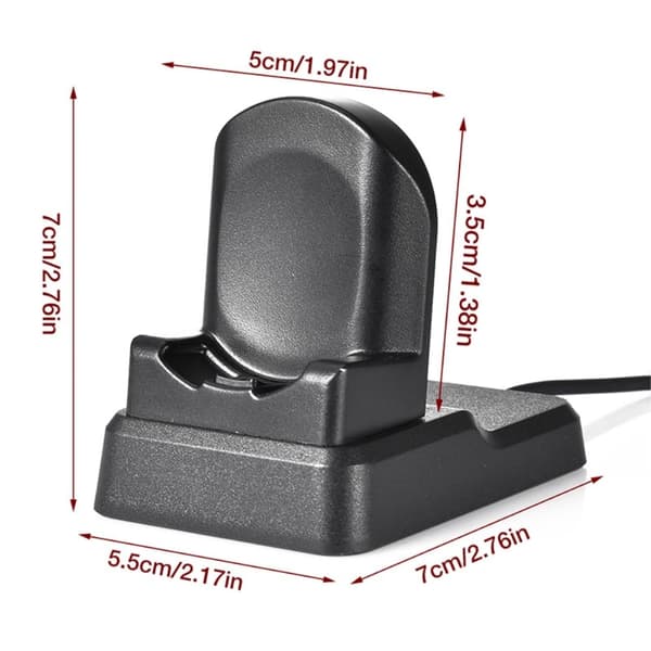 100 cm Samsung Galaxy Watch 4 (44 mm) / Active 2 - 44 Mm Usb-Dokk For Hurtiglading Black