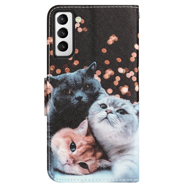 Wonderland Samsung Galaxy S22 Plus flip etui - Kat Multicolor