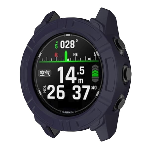 Garmin Descent G2 Anti Scratch Skyddsfodral Rugged Armor Flexibelt skal Klockskydd - Midnattsblå Blå