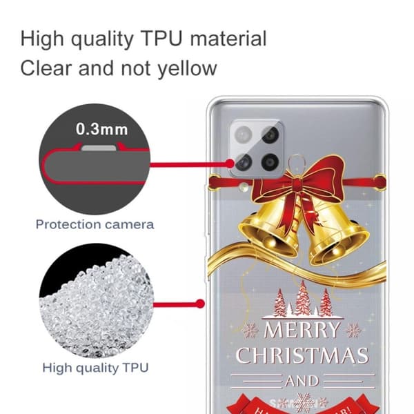 Juleveske til Samsung Galaxy A42 5G - Bjelleklang Gold